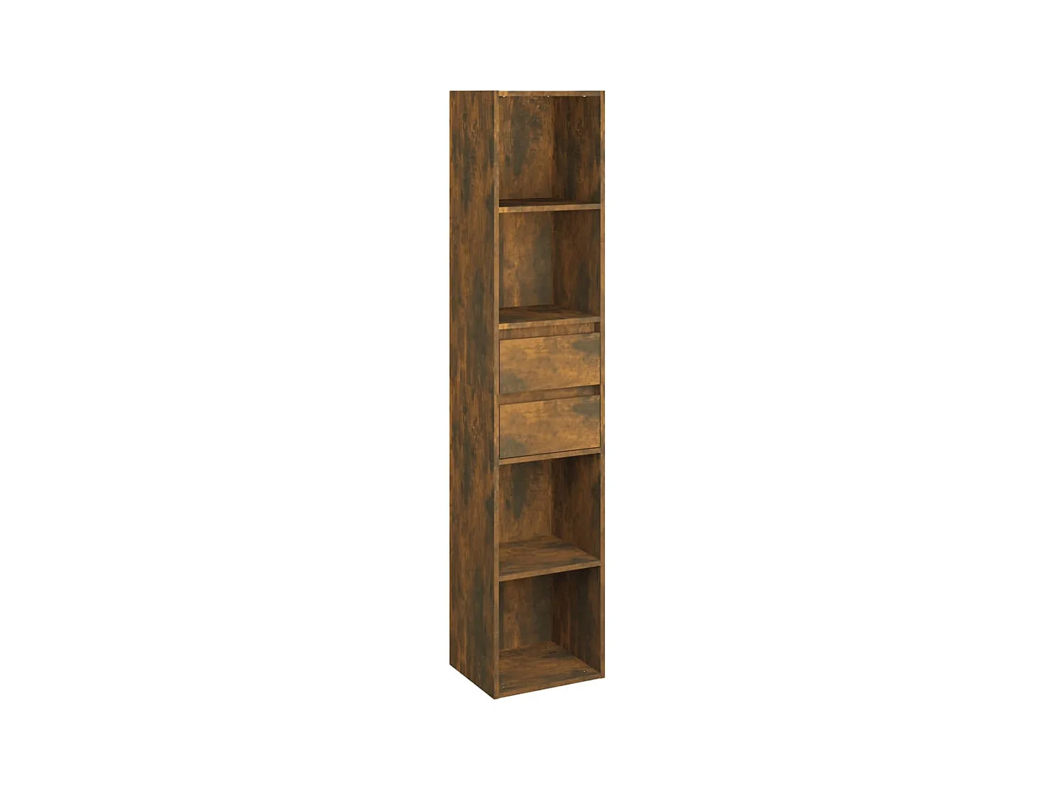 Växjö  Estantería madera contrachapada color roble ahumado 36x30x171cm