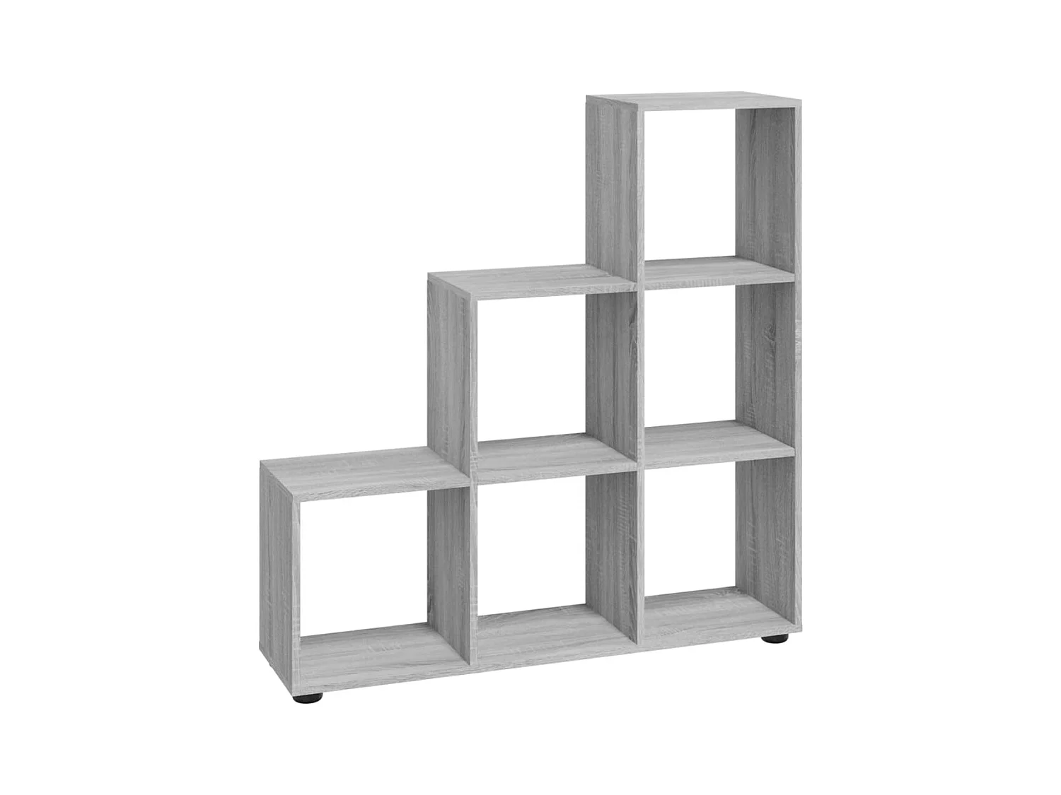 Hilde  Bibliothèque escalier Sonoma gris 107 cm Bois d'ingénierie