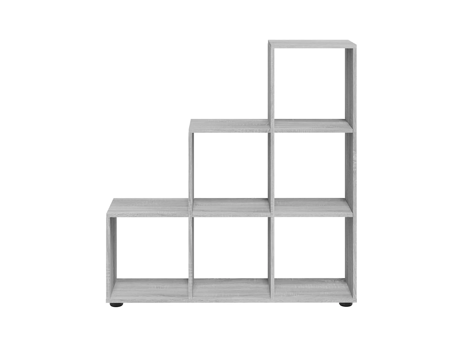 Hilde  Bibliothèque escalier Sonoma gris 107 cm Bois d'ingénierie