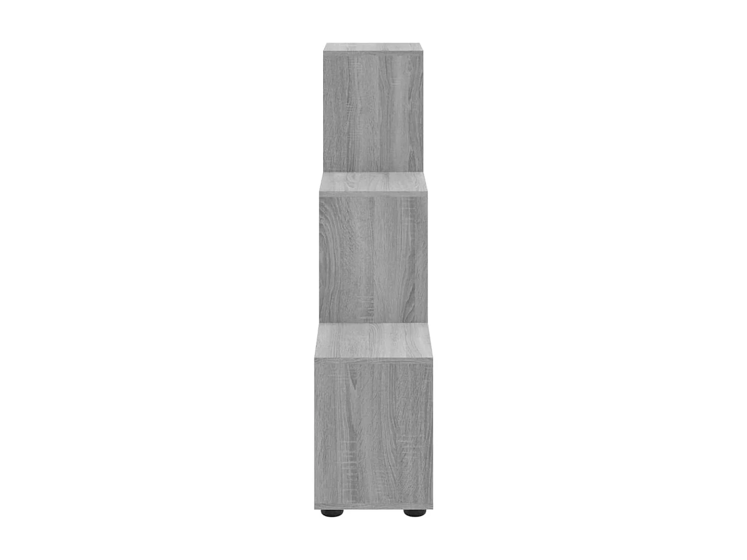 Hilde  Estantería forma de escalera madera contrachapada gris Sonoma