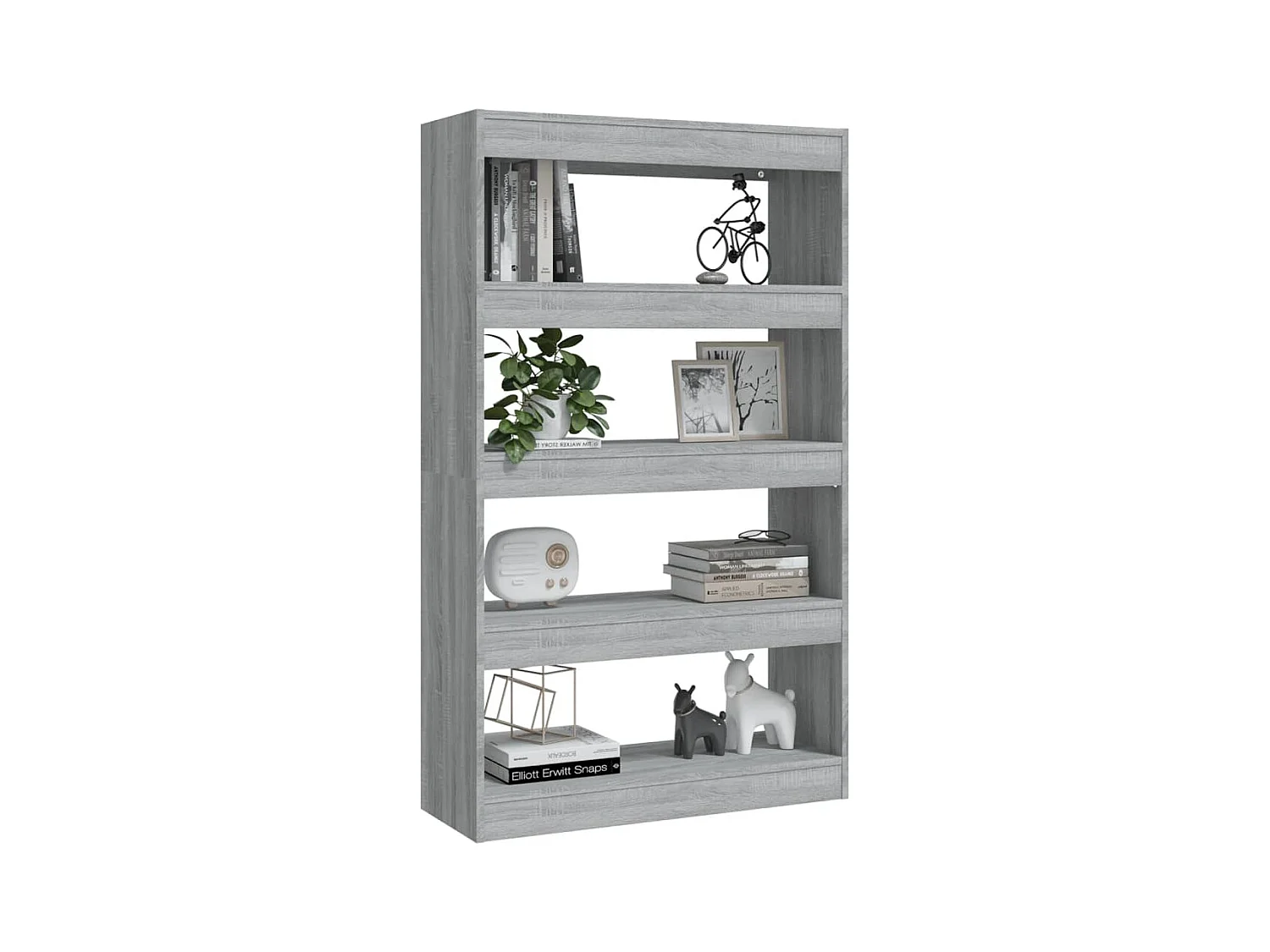 Crescent Springs  Bibliothèque/Séparateur de pièce Sonoma gris Bois d'ingénierie