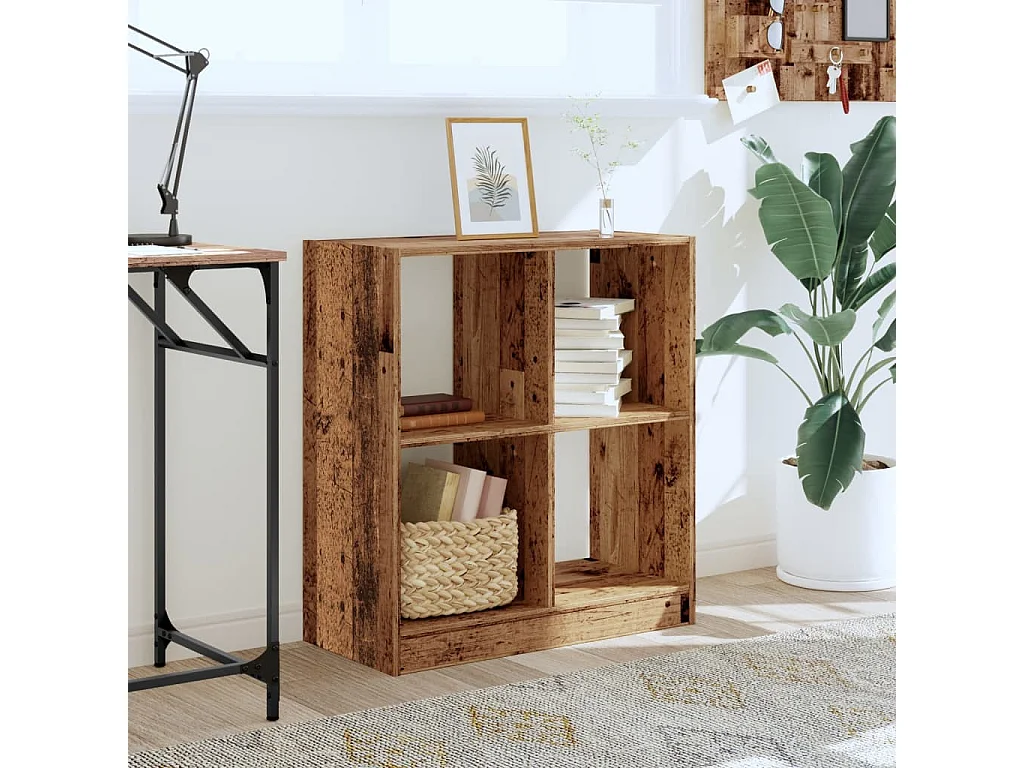 Zico  Bibliothèque vieux bois 68,5x32x75 cm bois d'ingénierie