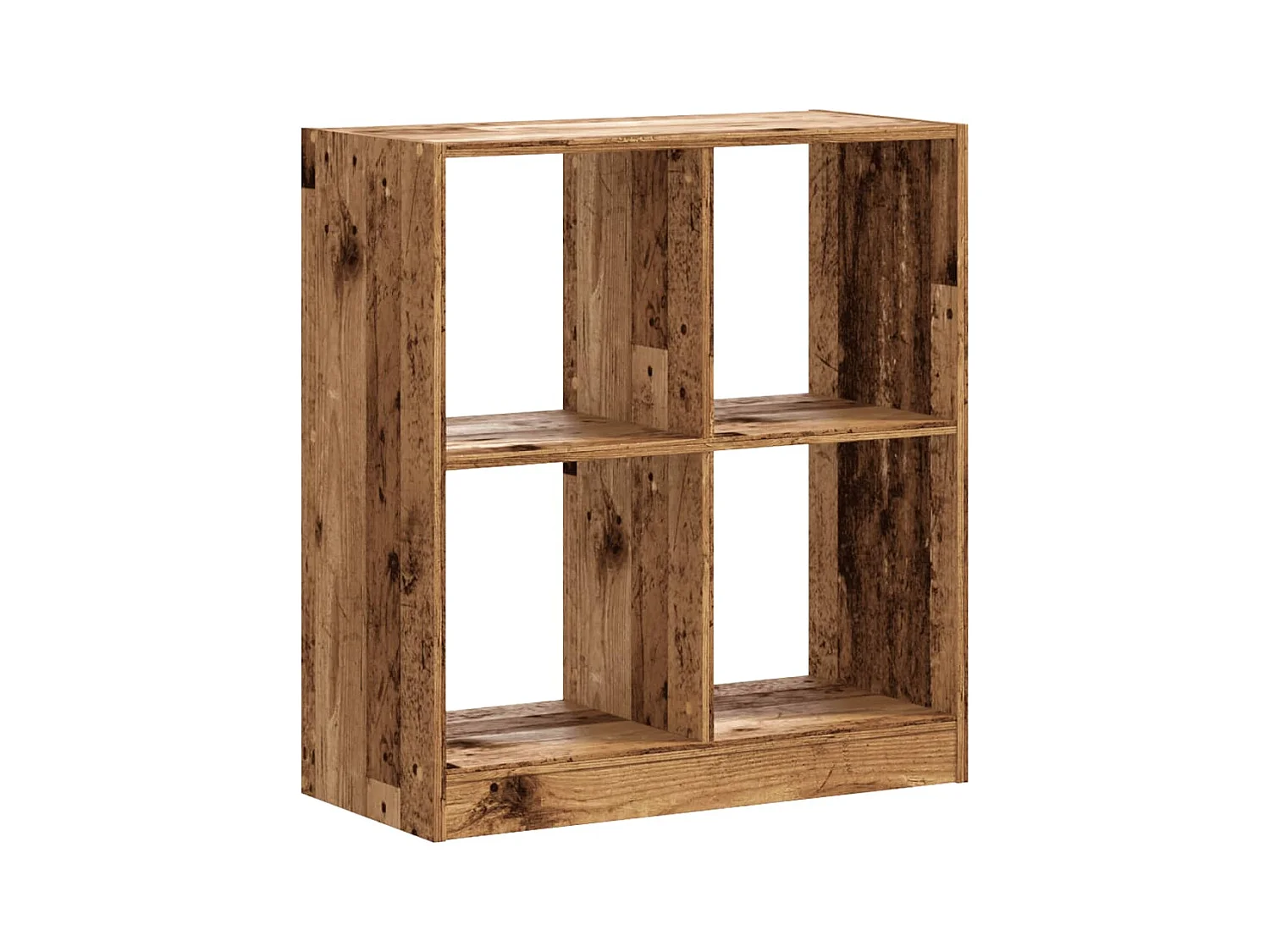 Zico  Estantería de madera ingeniería color envejecido 68,5x32x75 cm