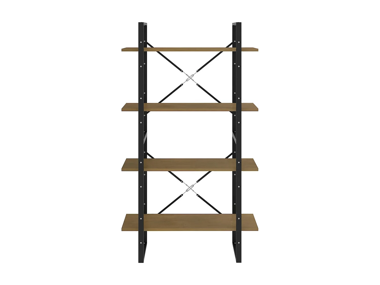 Vista  Bibliothèque à 4 niveaux 80x30x140 cm bois de pin massif