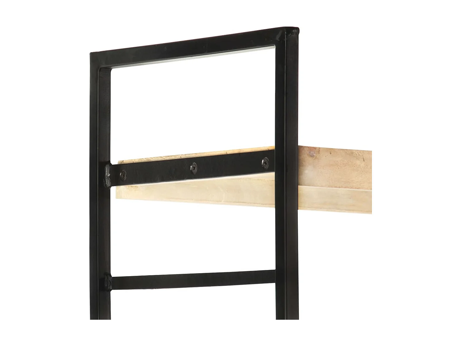 Sildor  Bibliothèque à 4 niveaux 80x30x180 cm Bois de manguier massif