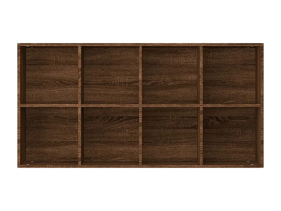 Pieter  Boekenkast 66x30x130 cm bewerkt hout bruin eikenkleur