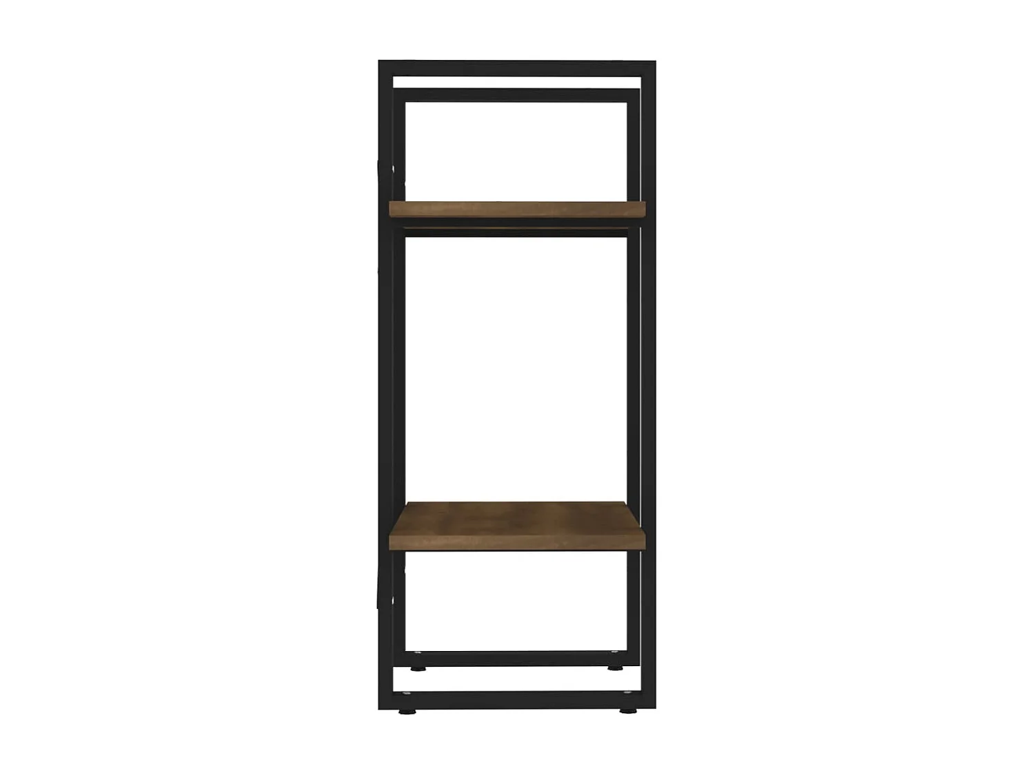 Bowling Green  Bibliothèque 2 niveaux Chêne brun 40x30x70 cm Bois d'ingénierie