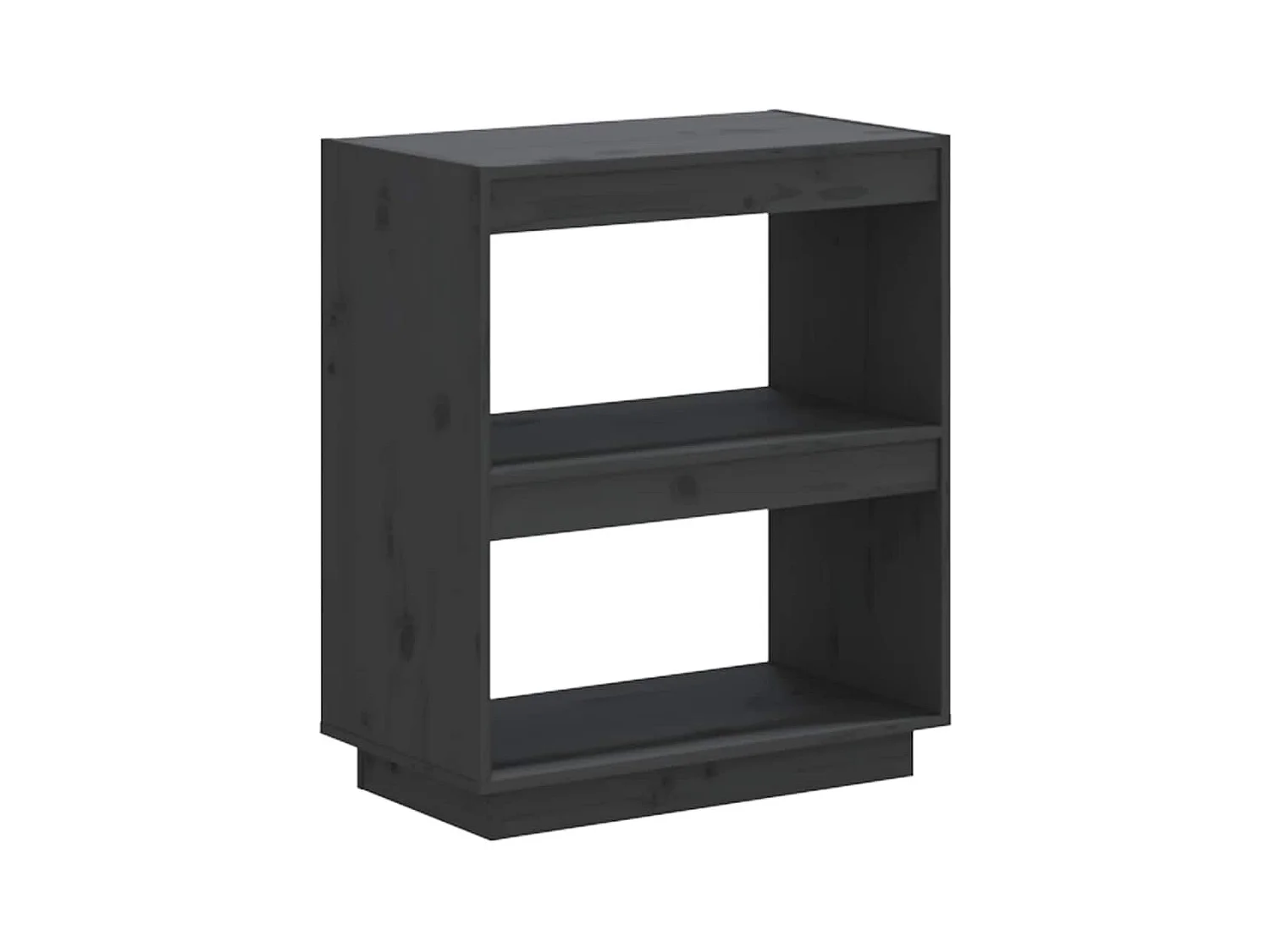 Alisha  Bibliothèque Gris 60x35x71 cm Bois de pin massif