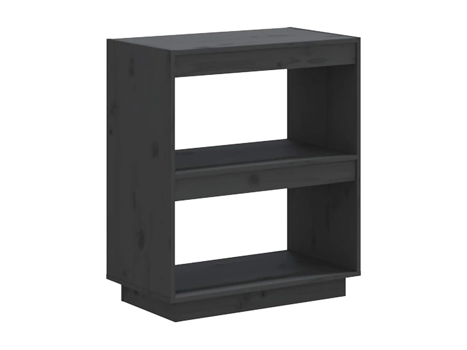 Alisha  Bibliothèque Gris 60x35x71 cm Bois de pin massif