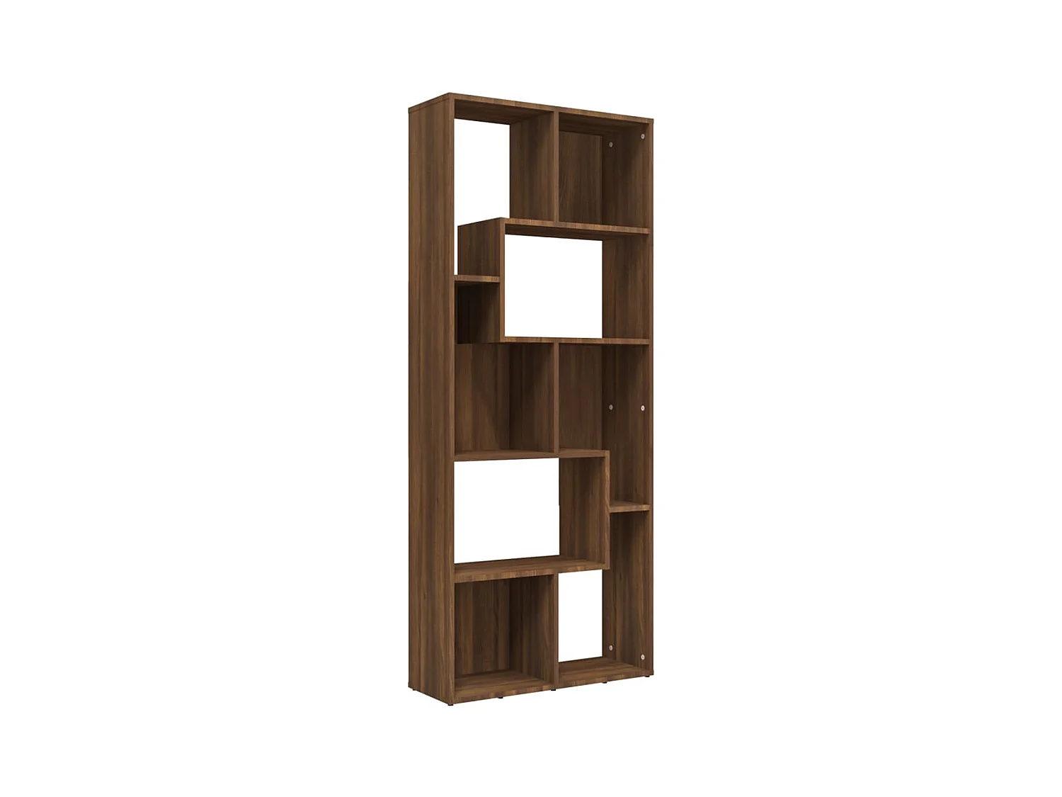 Burtonsville  Boekenkast 67x24x161 cm bewerkt hout bruin eikenkleur