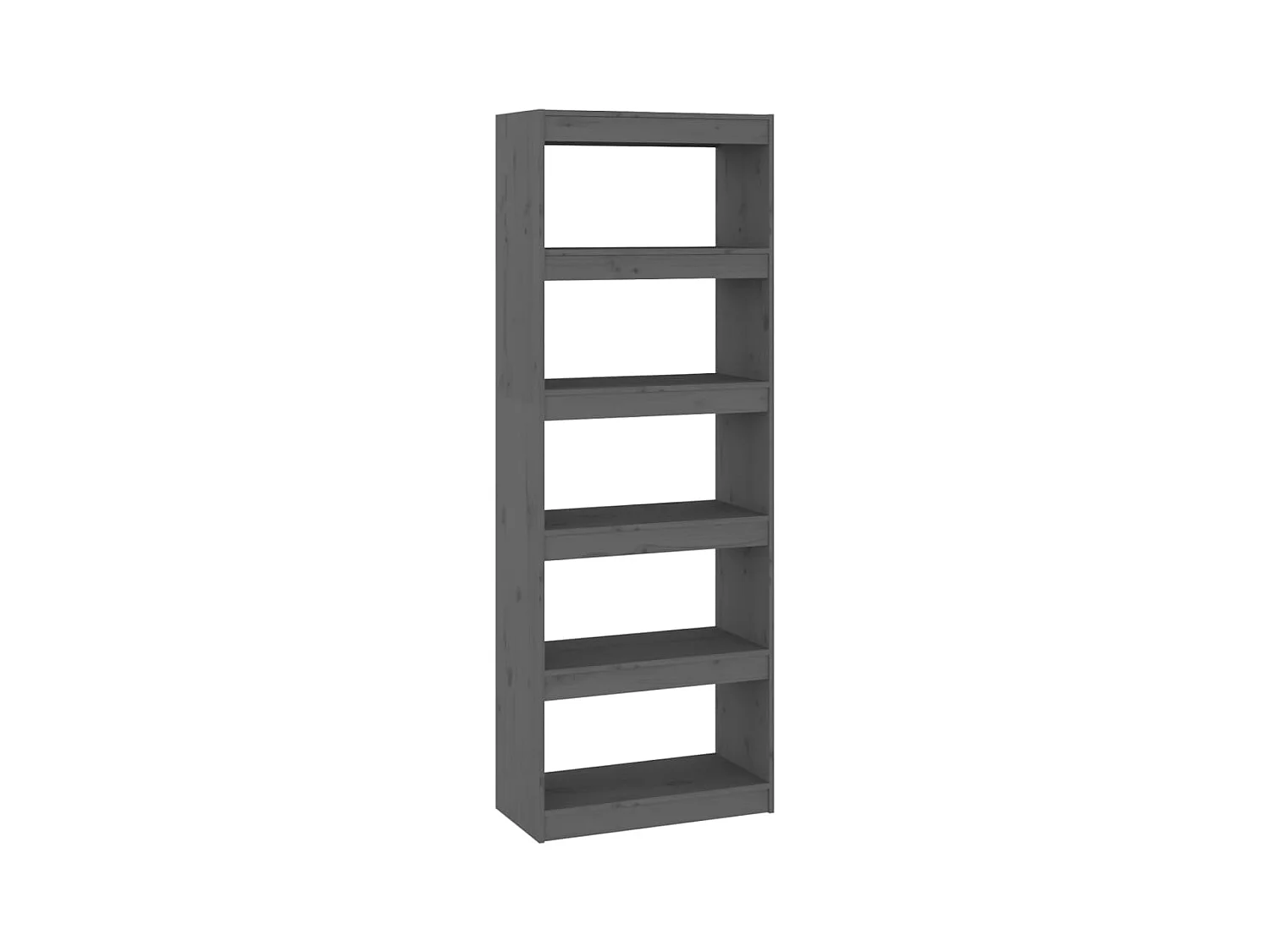 Colgate  Bibliothèque/Séparateur de pièce Gris 60x30x167,5 cm Pin massif