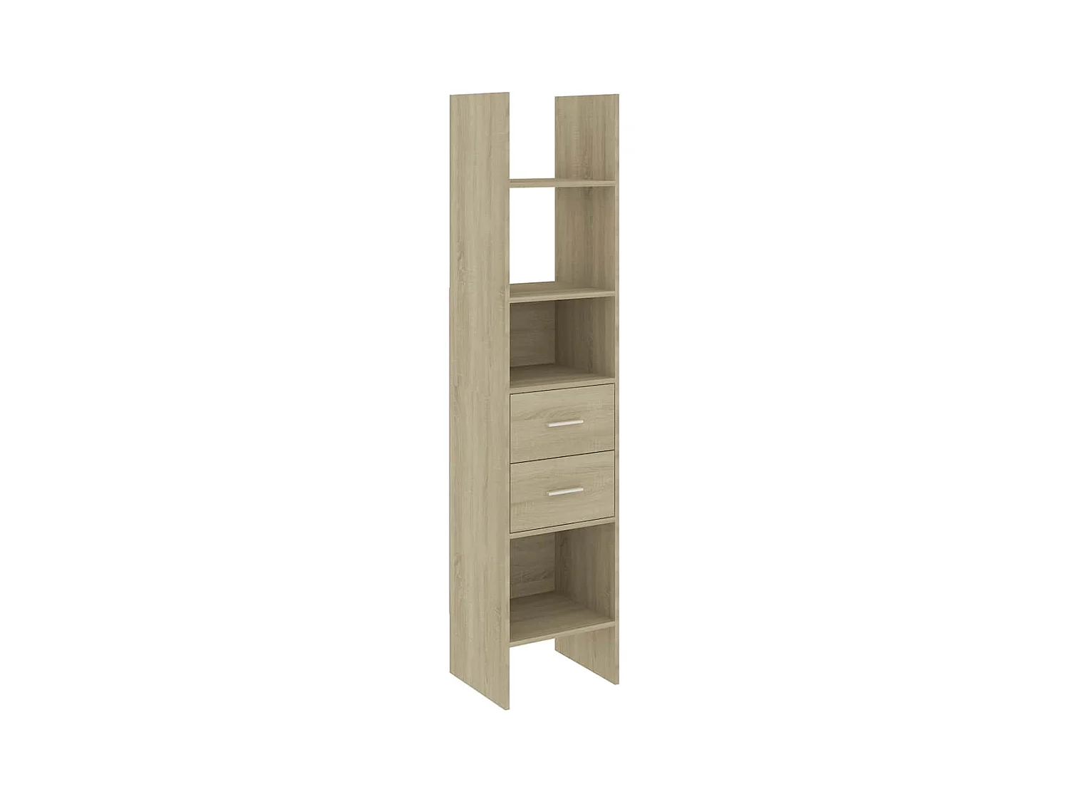 Ammon  Estantería madera contrachapada color roble Sonoma 40x35x180 cm