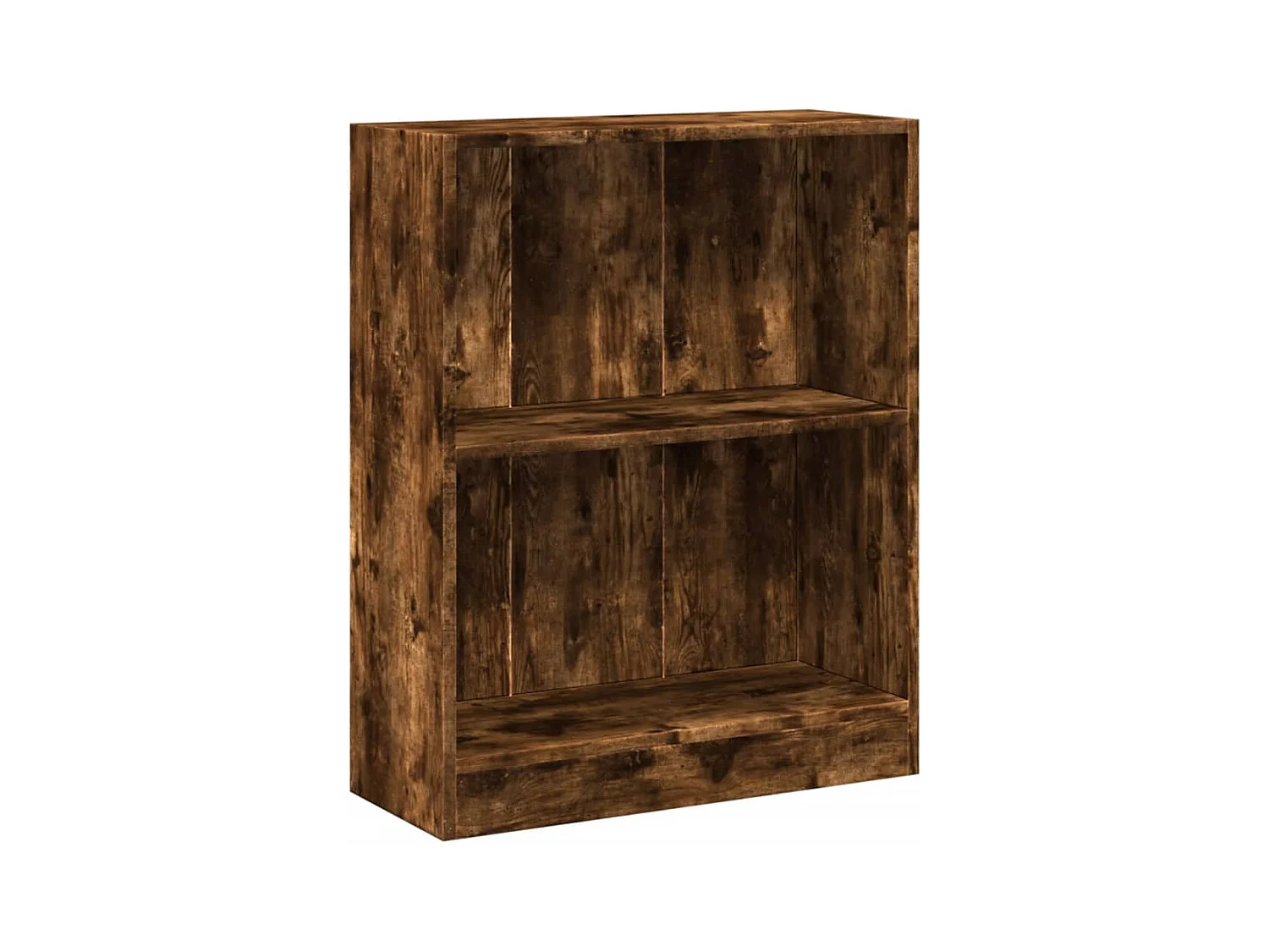 Freekje  Estantería madera de ingeniería roble ahumado 60x24x76 cm