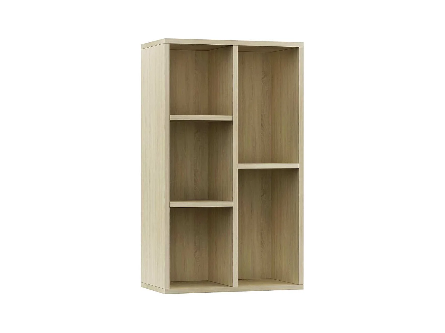 Prolenta Premium -  Estantería/Aparador madera contrachapada color roble 50x25x80cm