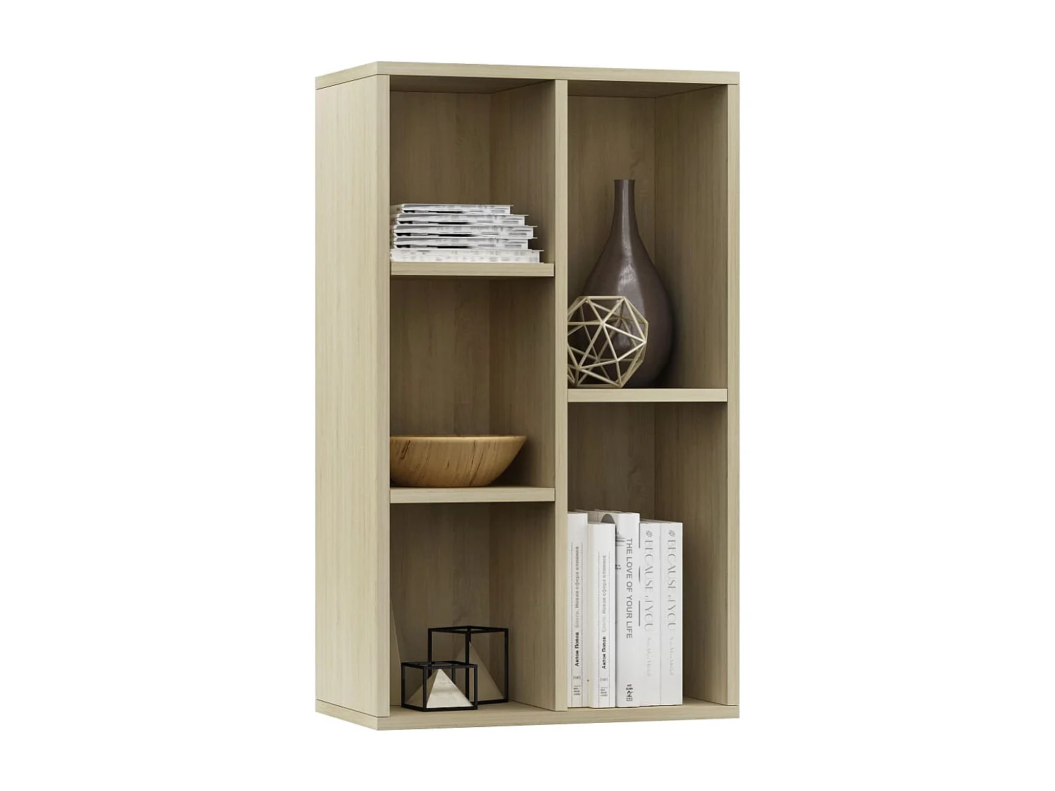 Prolenta Premium -  Bibliothèque/Buffet Chêne sonoma 50x25x80 cm Bois d’ingénierie