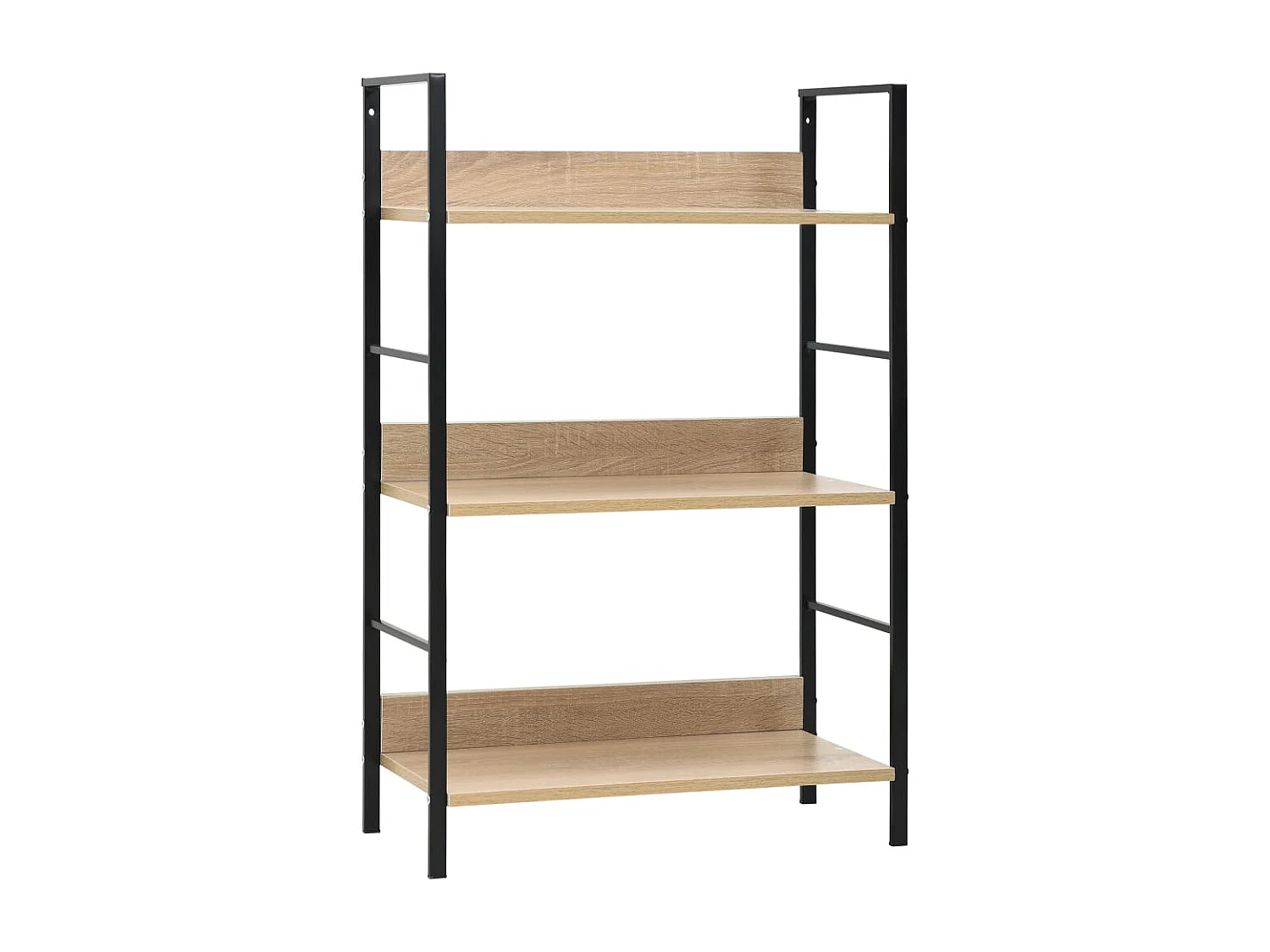 Uggeløse  Bibliothèque à 3 niveaux chêne 60x27,6x90,5cm bois d'ingénierie