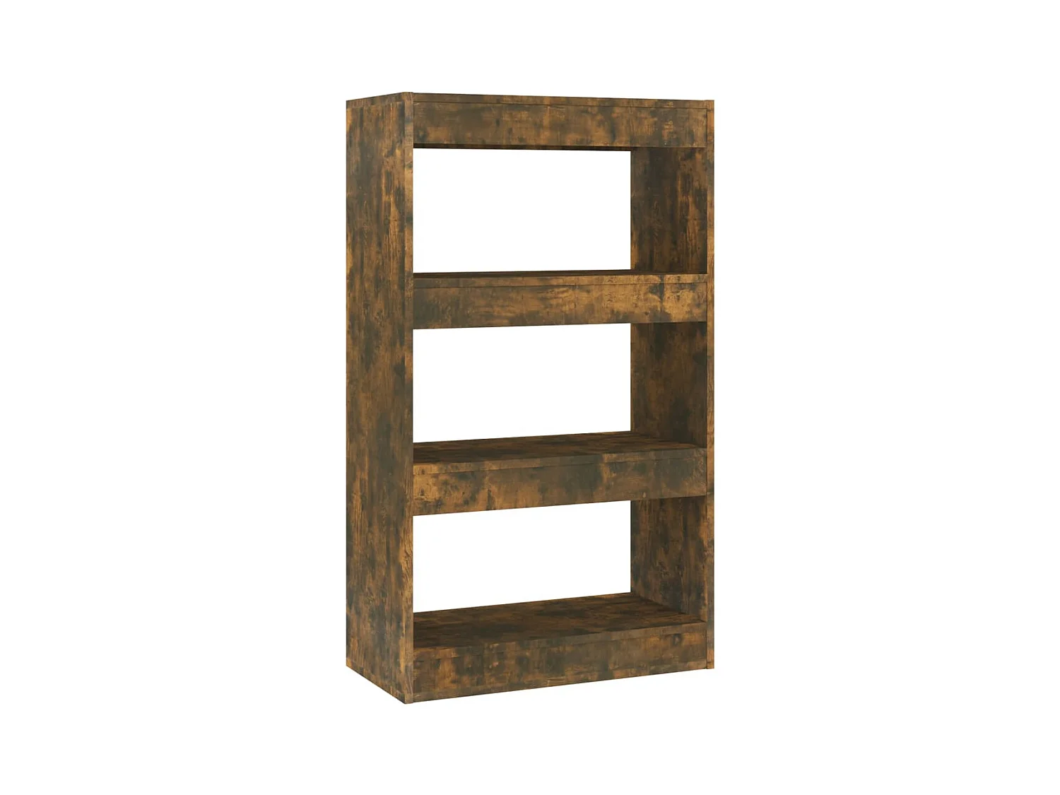 Qarlon  Estantería/divisor madera ingeniería roble ahumado 60x30x103 cm