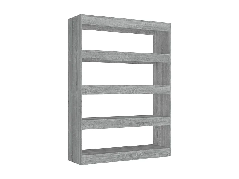 Gyrella  Bibliothèque/Séparateur de pièce sonoma gris 100x30x135 cm