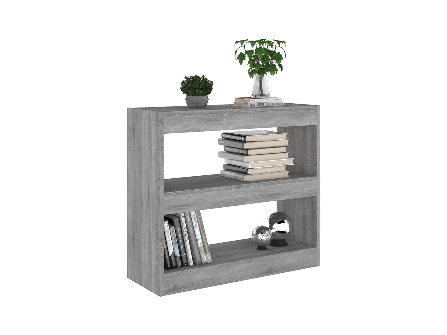 Sutter Creek  Bibliothèque/Séparateur de pièce sonoma gris 80x30x72 cm