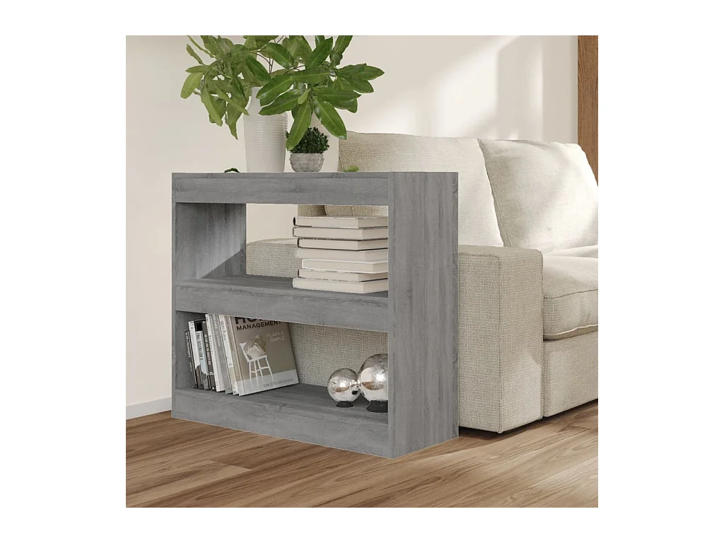 Sutter Creek  Bibliothèque/Séparateur de pièce sonoma gris 80x30x72 cm