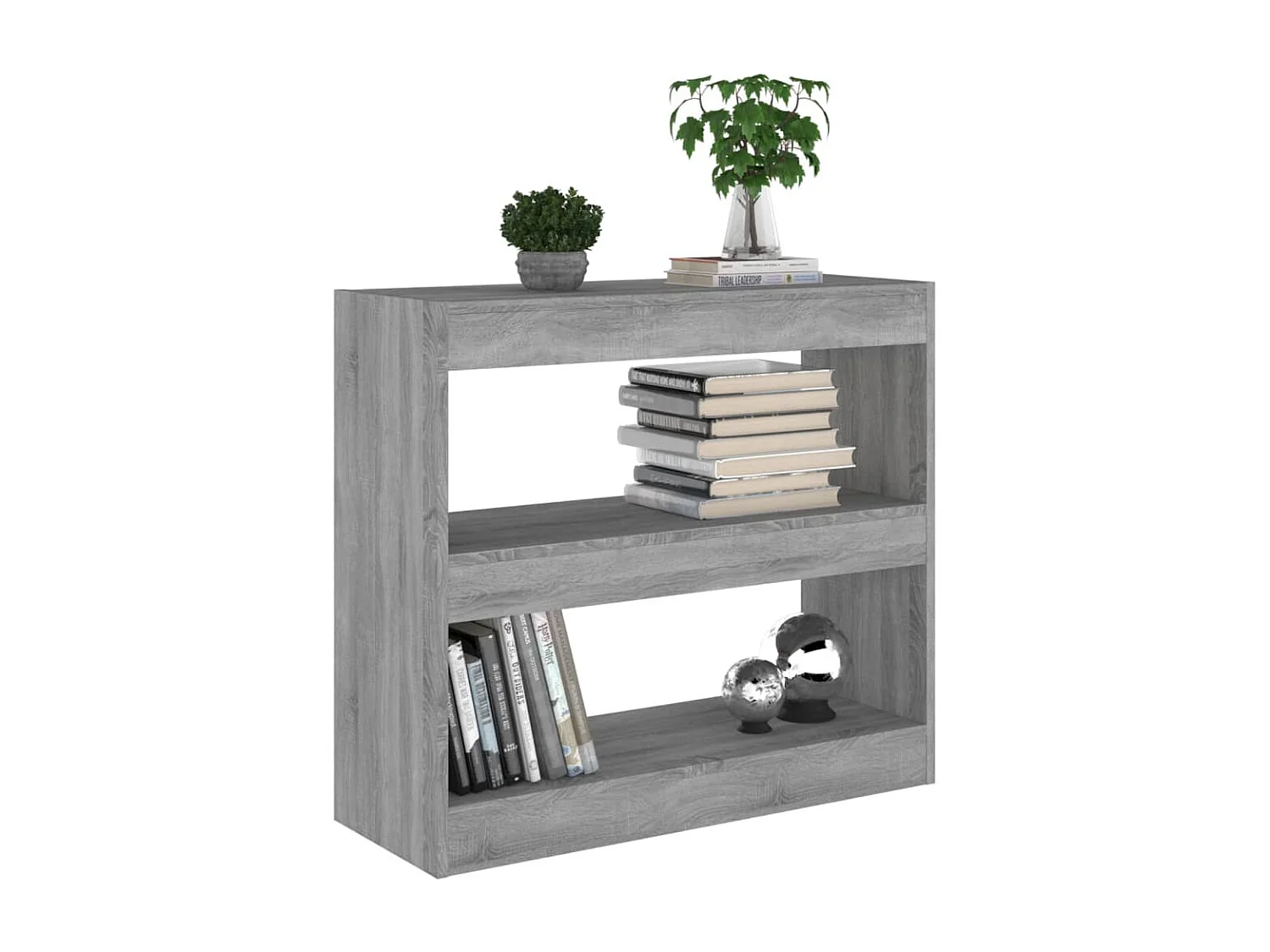 Sutter Creek  Bibliothèque/Séparateur de pièce sonoma gris 80x30x72 cm