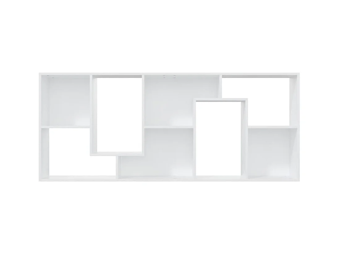 Burtonsville  Bibliothèque Blanc 67x24x161 cm Bois d'ingénierie