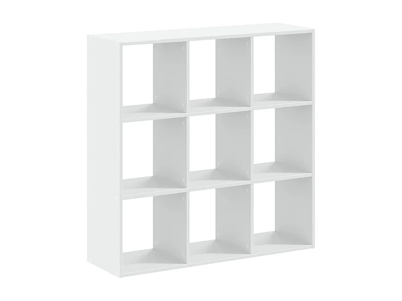 Digna  Bibliothèque blanc 102x32x102 cm bois d'ingénierie