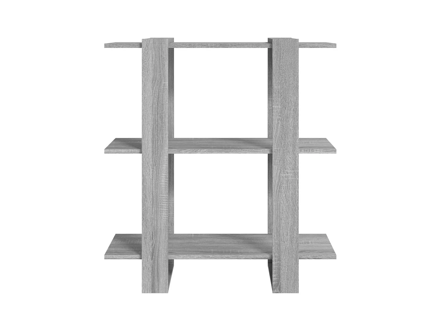 Milou  Bibliothèque/Séparateur de pièce sonoma gris 80x30x87 cm