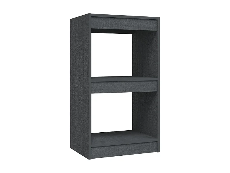 Centerville  Bibliothèque Gris 40x30x71,5 cm Bois de pin massif