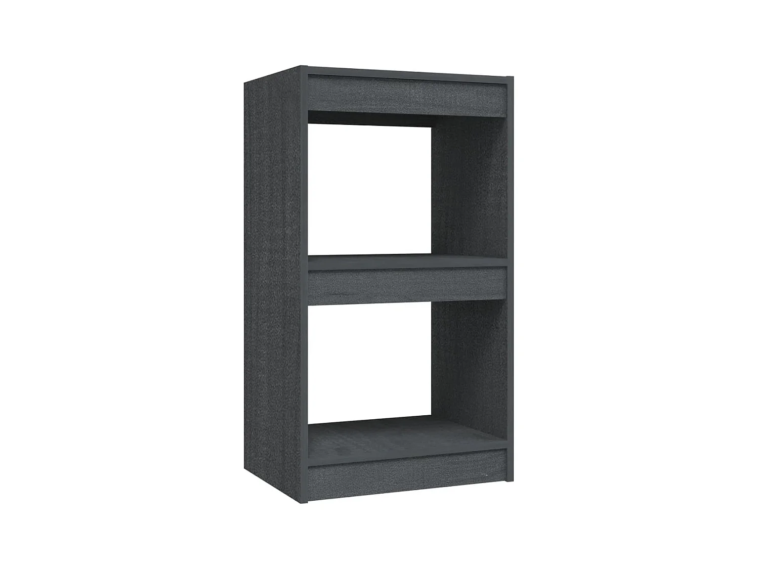 Centerville  Bibliothèque Gris 40x30x71,5 cm Bois de pin massif