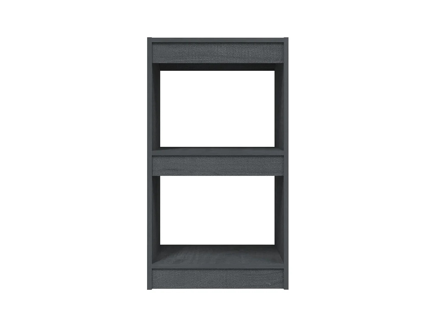 Centerville  Bibliothèque Gris 40x30x71,5 cm Bois de pin massif