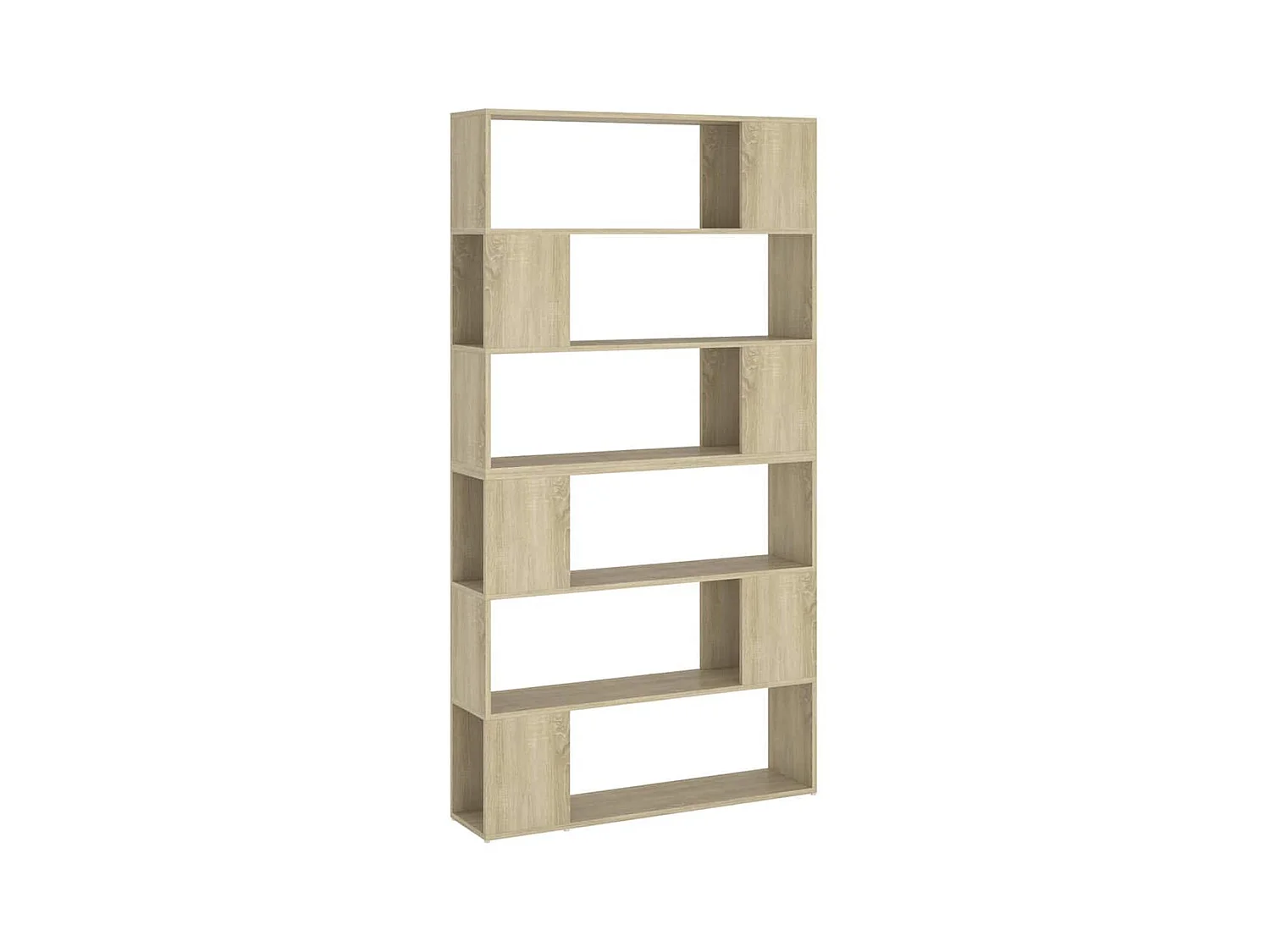 Branchville  Estantería divisor de espacios color roble Sonoma 100x24x188 cm