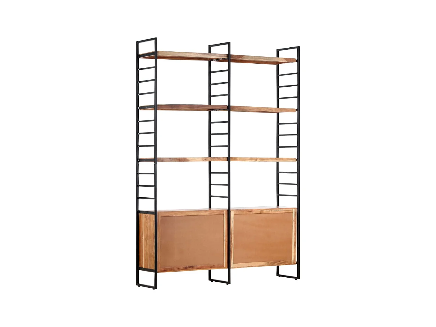 Ardrossan  Bibliothèque à 4 niveaux 124x30x180 cm Bois d'acacia massif