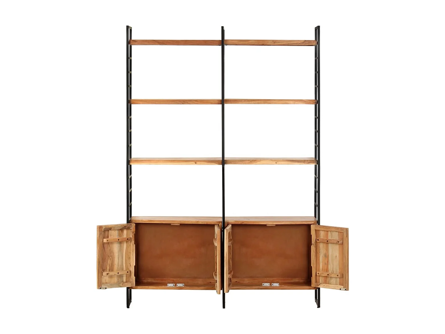 Ardrossan  Bibliothèque à 4 niveaux 124x30x180 cm Bois d'acacia massif