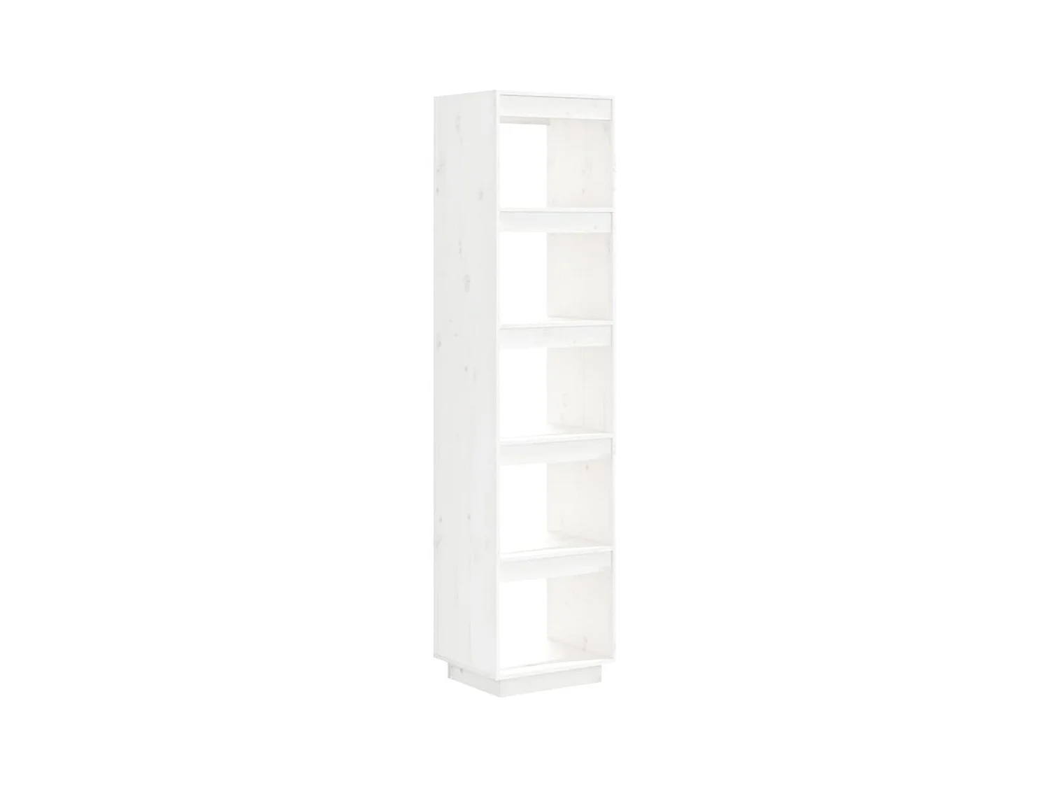 Alisha  Bibliothèque/Séparateur de pièce Blanc 40x35x167 cm Pin solide
