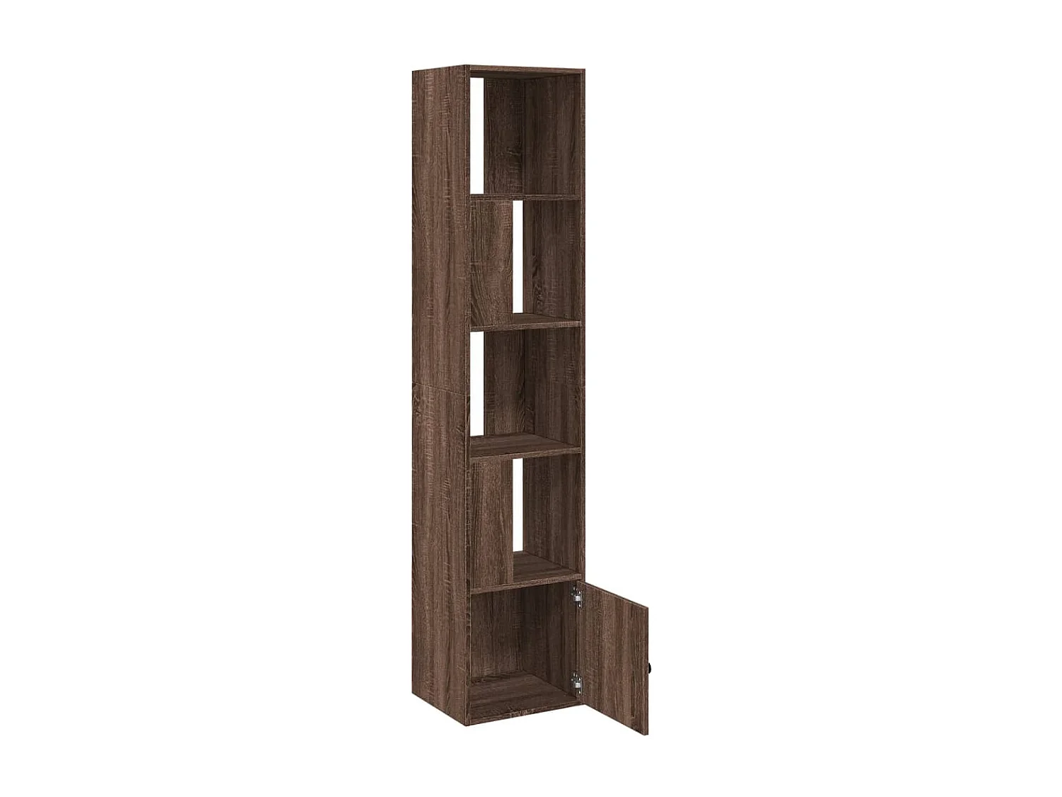 Allentown  Boekenkast 40x36x189 cm bewerkt hout bruin eikenkleurig