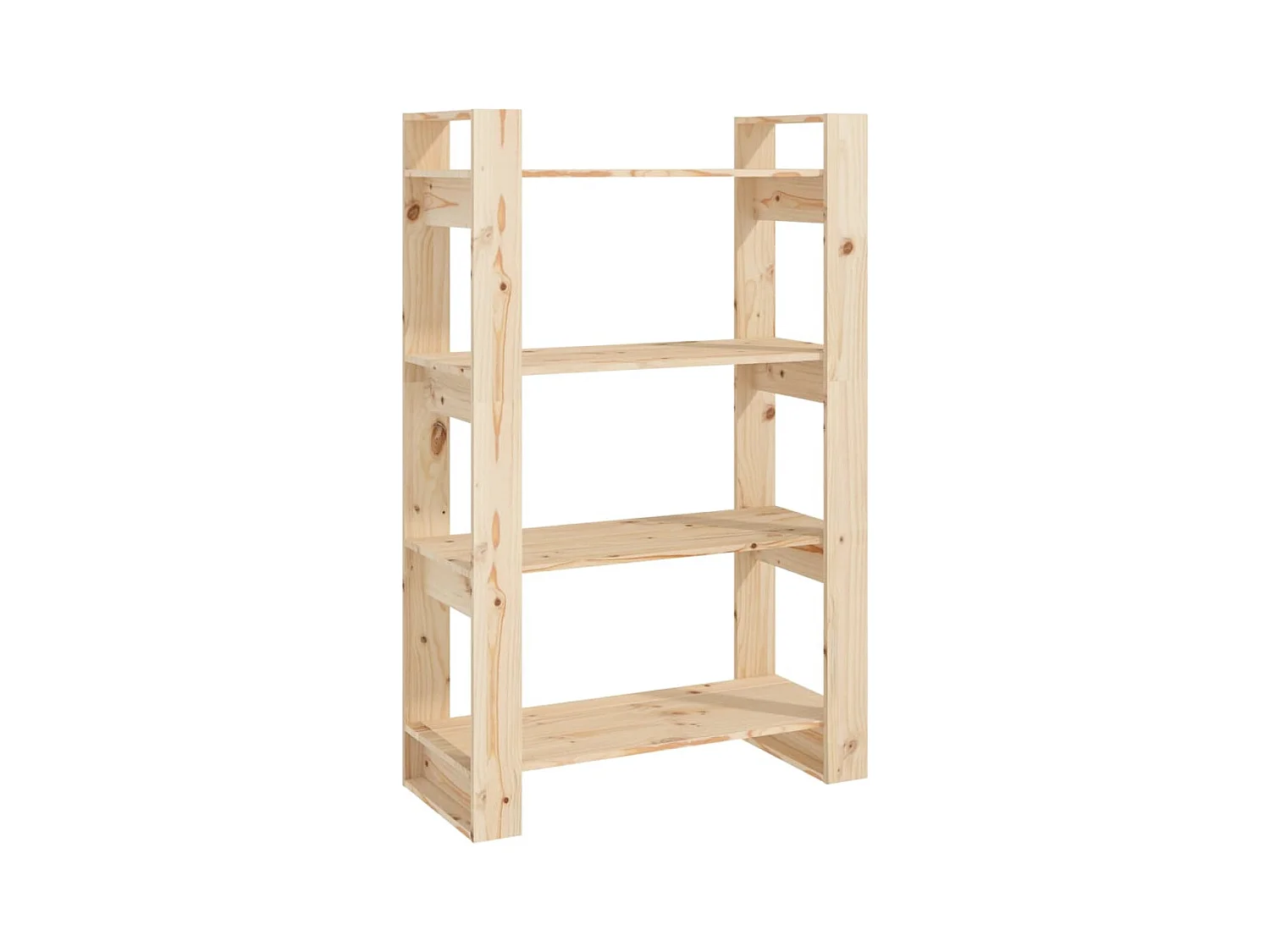 Orven  Estantería/divisor de espacios madera maciza pino 80x35x125 cm