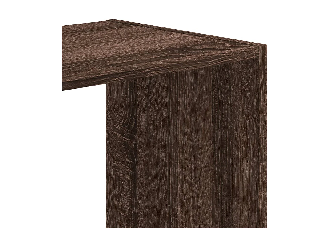 Zico  Bibliothèque chêne marron 68,5x32x75 cm bois d'ingénierie