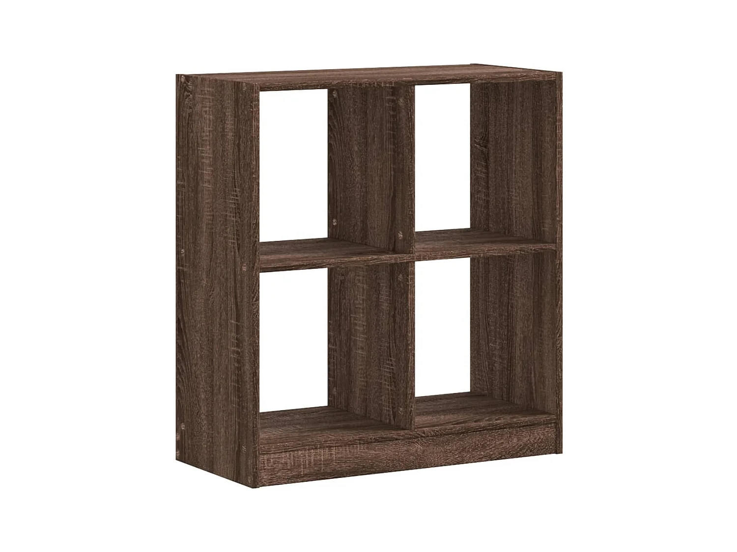 Zico  Estantería de madera de ingeniería marrón roble 68,5x32x75 cm