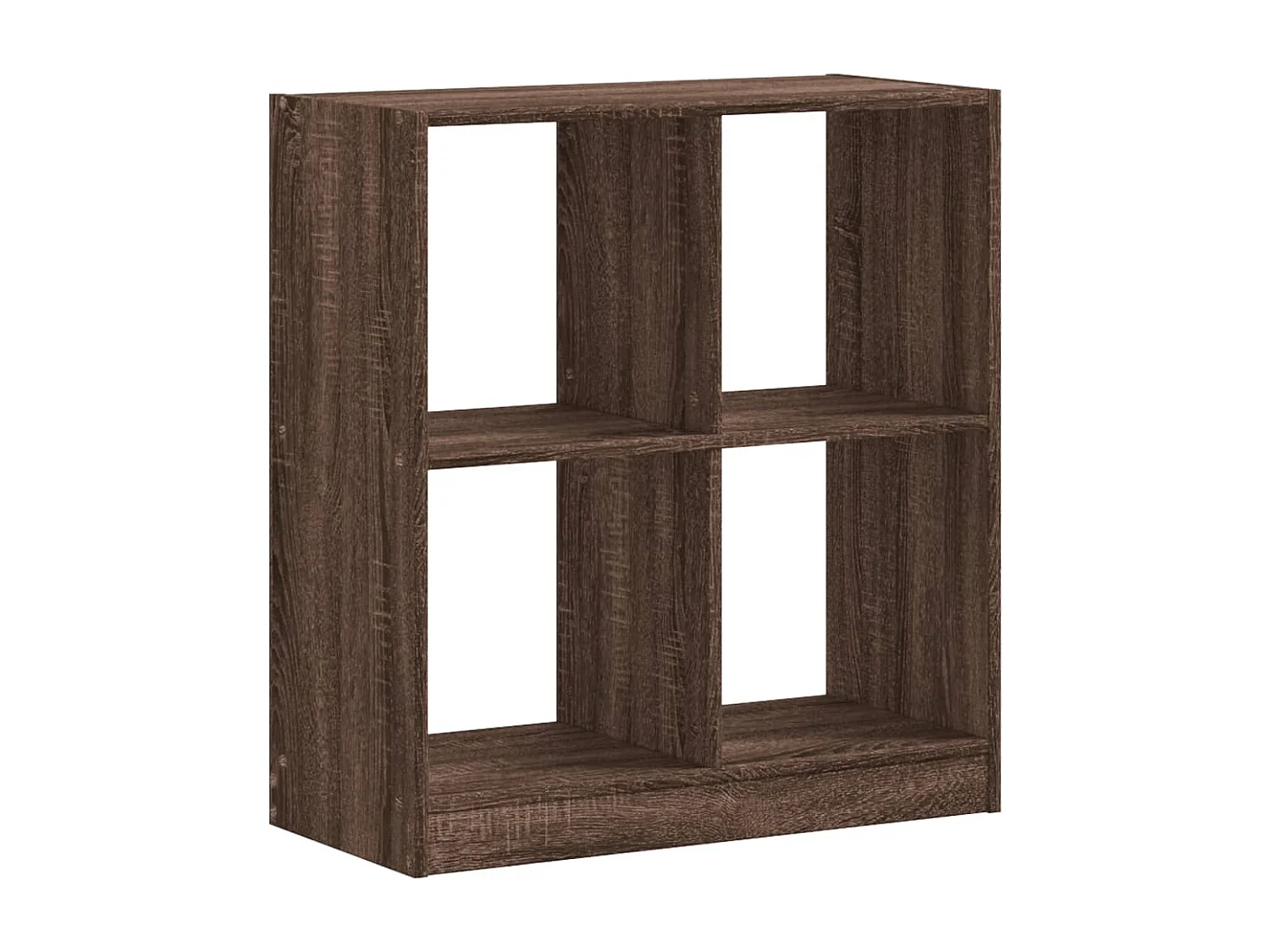 Zico  Bibliothèque chêne marron 68,5x32x75 cm bois d'ingénierie