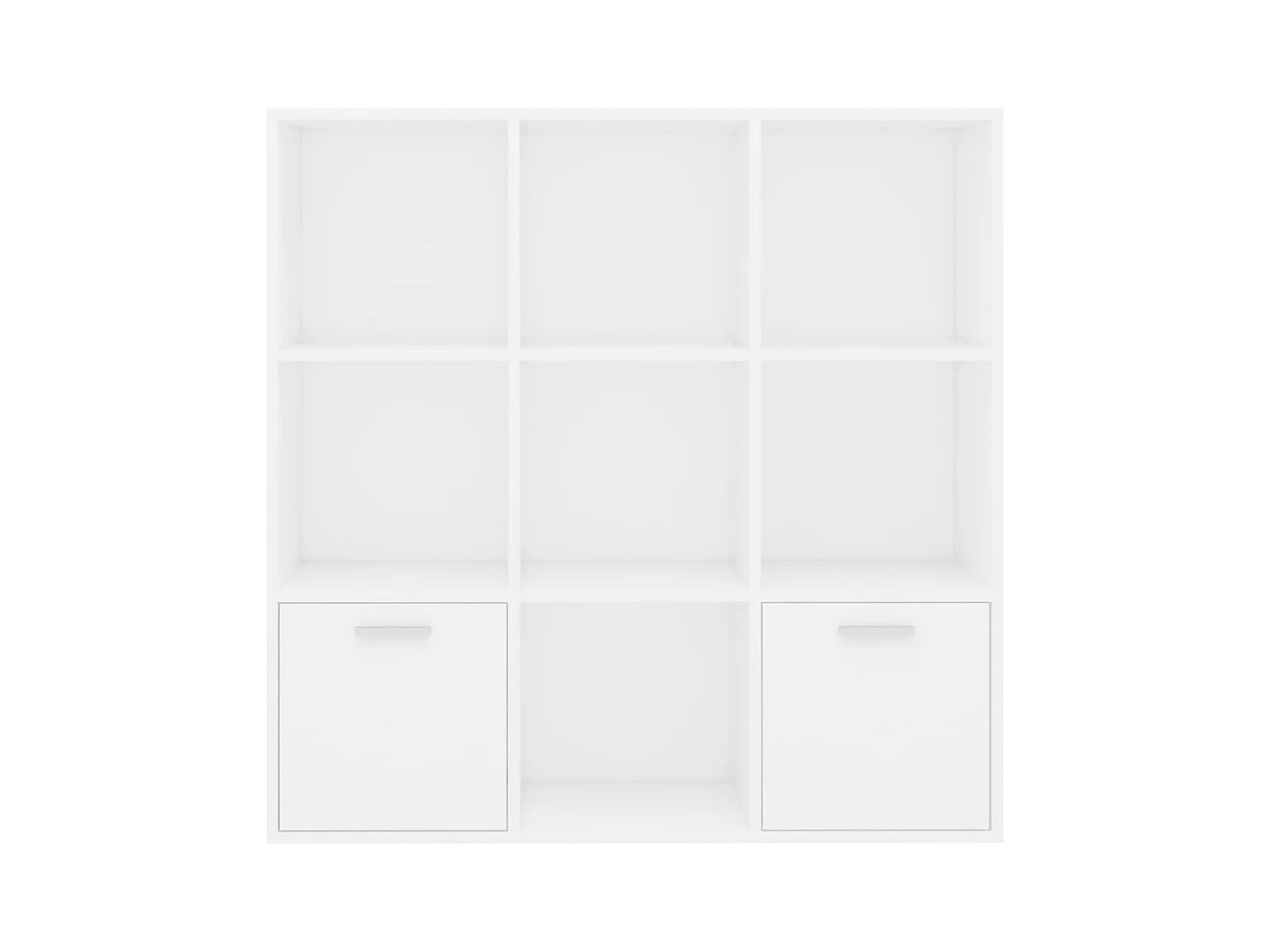 Clonakenny  Bibliothèque Blanc 98x30x98 cm Bois d’ingénierie