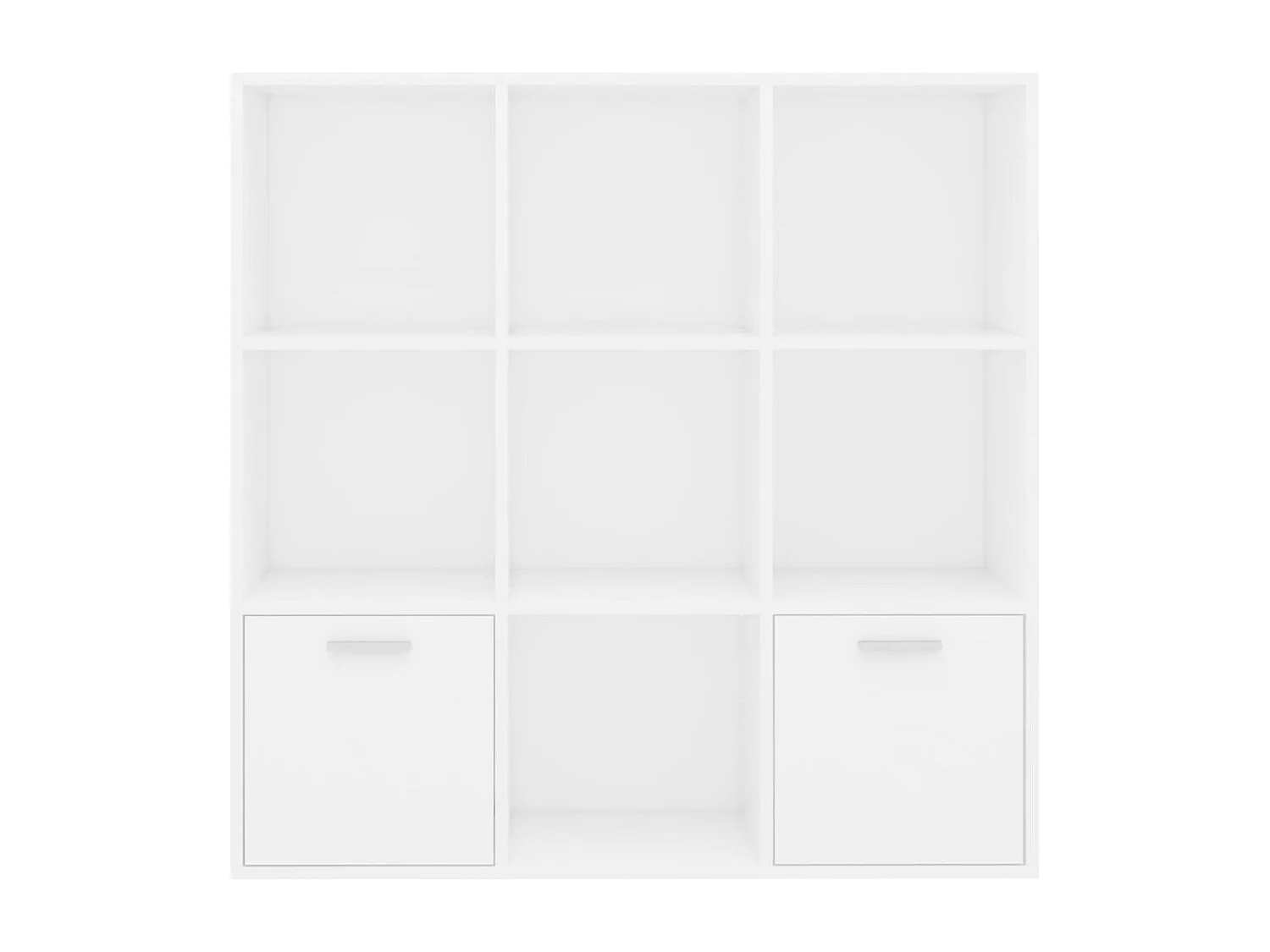 Clonakenny  Bibliothèque Blanc 98x30x98 cm Bois d’ingénierie