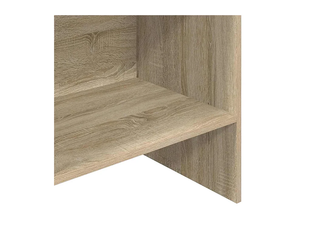 Syron  Bibliothèque Chêne sonoma 60x35x180 cm Bois d’ingénierie