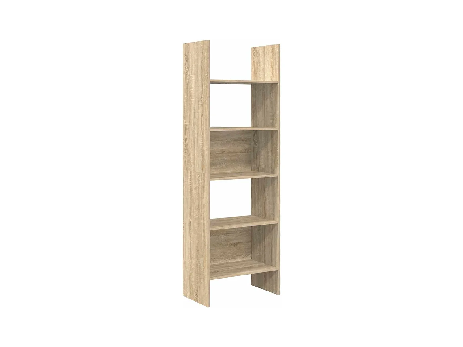 Syron  Estantería madera contrachapada color roble Sonoma 60x35x180 cm