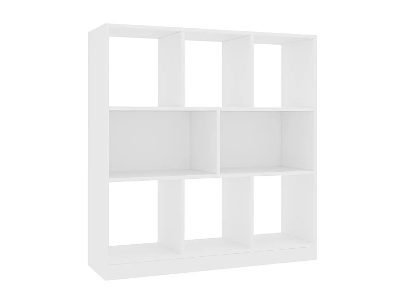 Avenra  Bibliothèque Blanc 97,5x29,5x100 cm Bois d'ingénierie