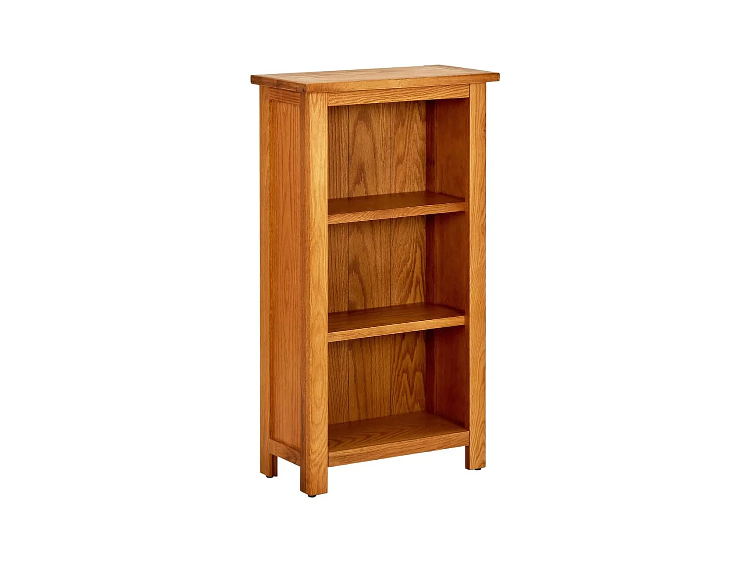 Fafner vidaX Estantería madera maciza de roble 45x22,5x82 cm