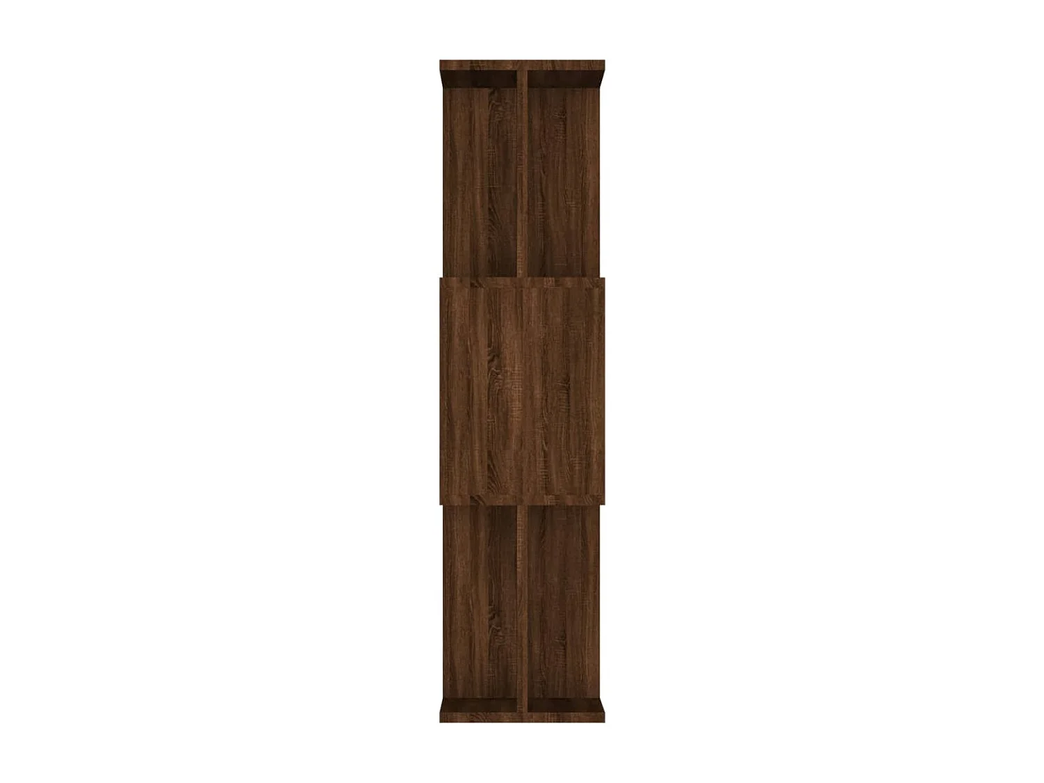 Gyran  Bibliothèque/Cloison Chêne marron 80x24x96 cm Bois d'ingénierie