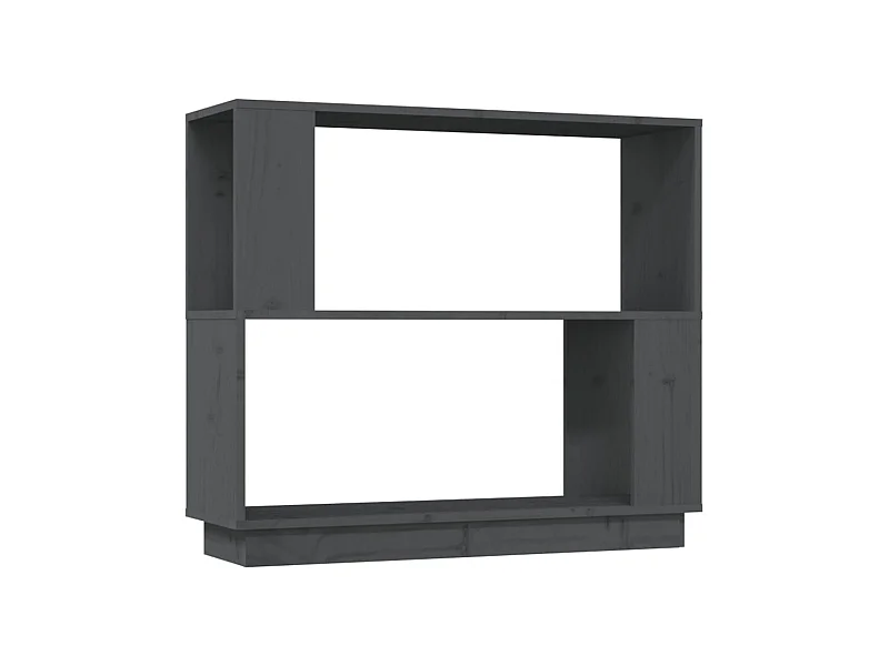 Jean-Paul-Jacques  Bibliothèque/Séparateur de pièce Gris 80x25x70 cm Pin massif