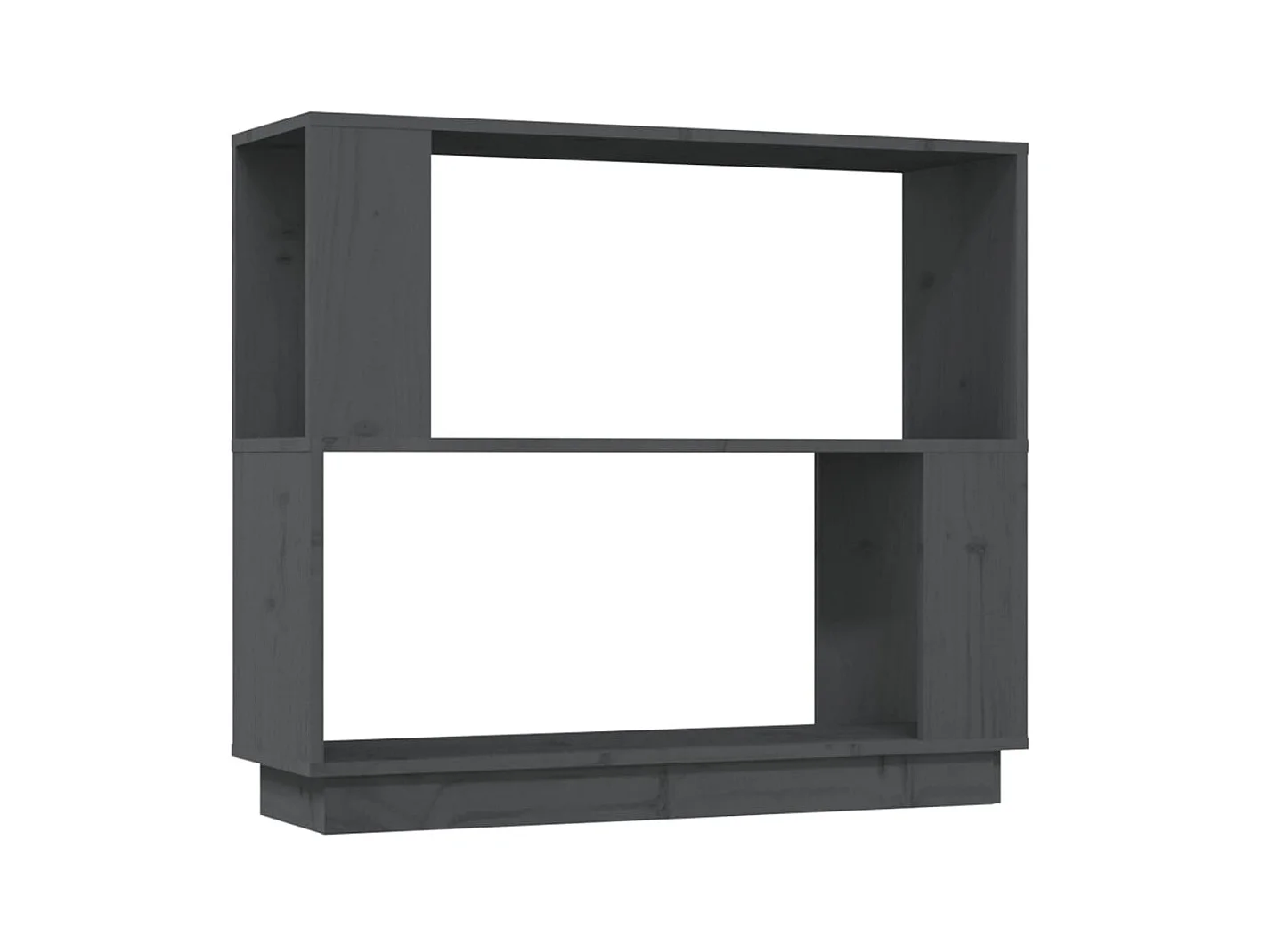 Jean-Paul-Jacques  Bibliothèque/Séparateur de pièce Gris 80x25x70 cm Pin massif