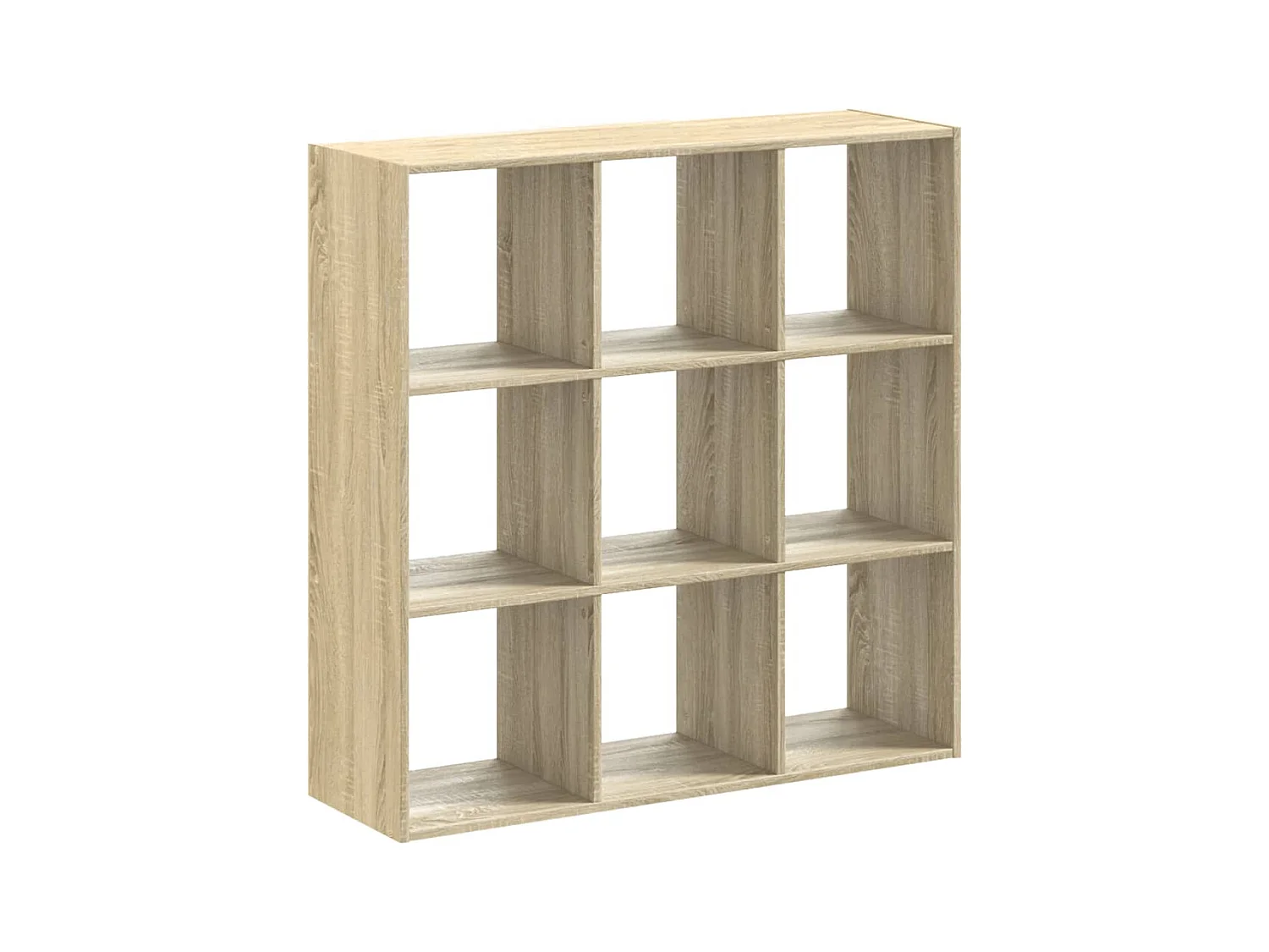 Digna  Bibliothèque chêne sonoma 102x32x102 cm bois d'ingénierie